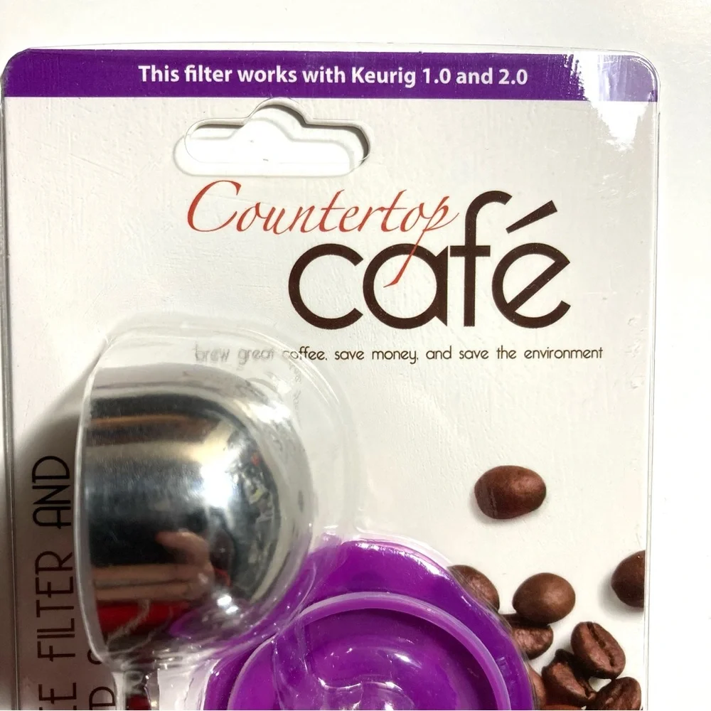 NEW Countertop Café Coffee Filter And Scoop Set
